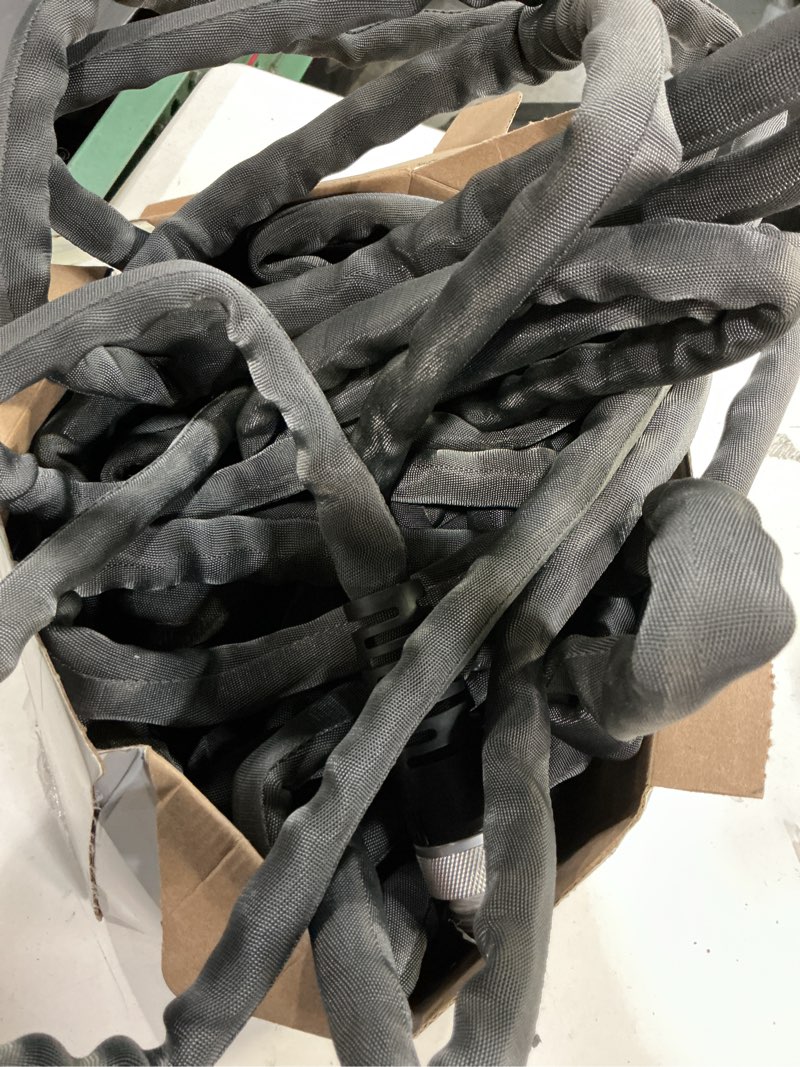 Condition photo showing Good Condition for apex zero-g 4001-100 garden hose, 5/8 in, 100 ft l, coupling, fiber, gray