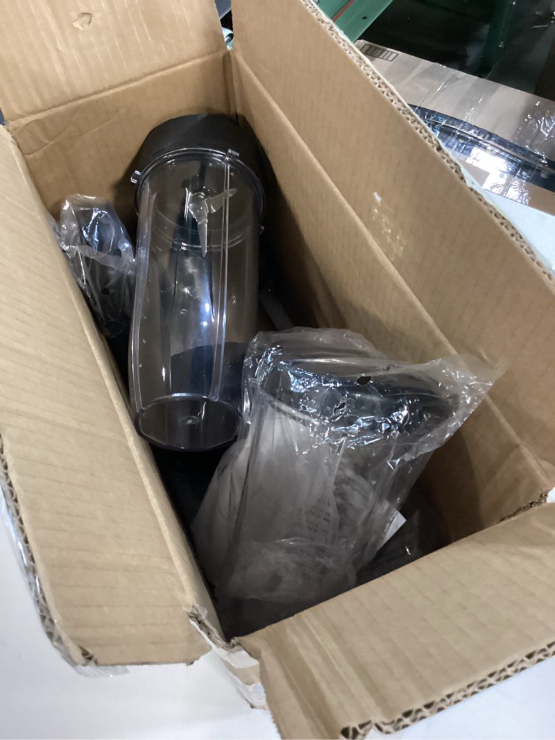 Condition photo showing As Is for OLIXIS Smoothie Blender, Personal Blenders for Kitchen with 17 24 34 oz BPA-Free Portable Cups, Mini Smoothie Maker for Shakes, Sauces, Juice and Ice Crushing, Silver Silver 17&24&34 oz