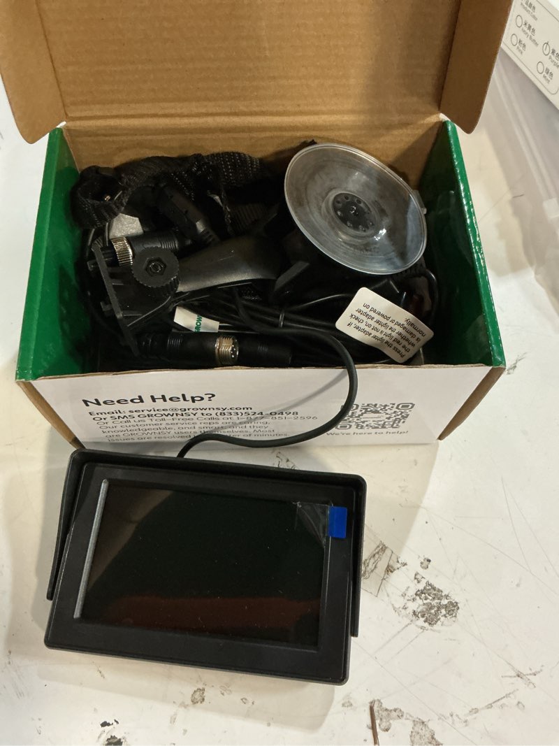 Condition photo showing Good Condition for baby car camera, hd display baby car mirror with night vision feature, 4.3 inch baby car camera with monitor wide clear view, backseat camera rear facing to observe baby’s every move