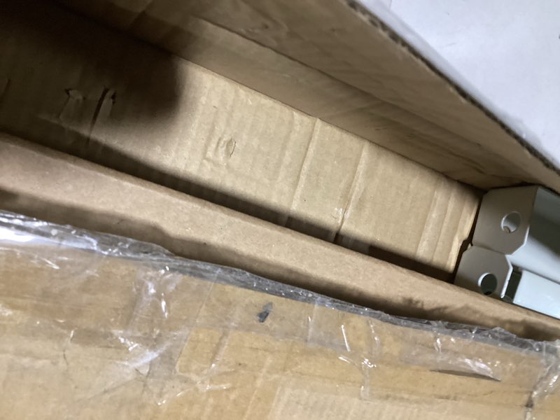 Condition photo showing As Is for VEVOR Mini Split Ground Stand, Adjustable Anti-Vibration Mini Split Stand for 9000-24000 BTU Ductless Air Conditioner Heat Pump, Heavy Duty AC Base Bracket Floor Mount w/ 551LBS Max. Load Capacity