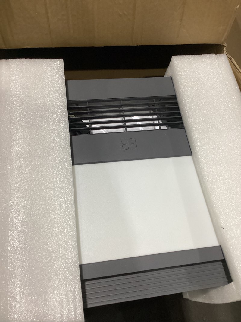 Condition photo showing Good Condition for bathroom exhaust fan with heater and light 1800w,190 cfm,ultra-low 30db operation,4-in-1 bathroom ventilation system,1 minute rapid heating and ventilation (black)