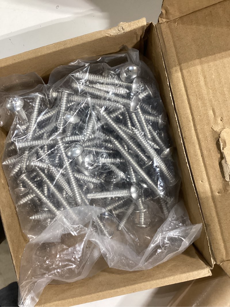 Condition photo showing New/Like New for #14 x 2-3/8" wood screw 100pcs truss head phillips 18-8 (304) stainless steel fast self tapping scre