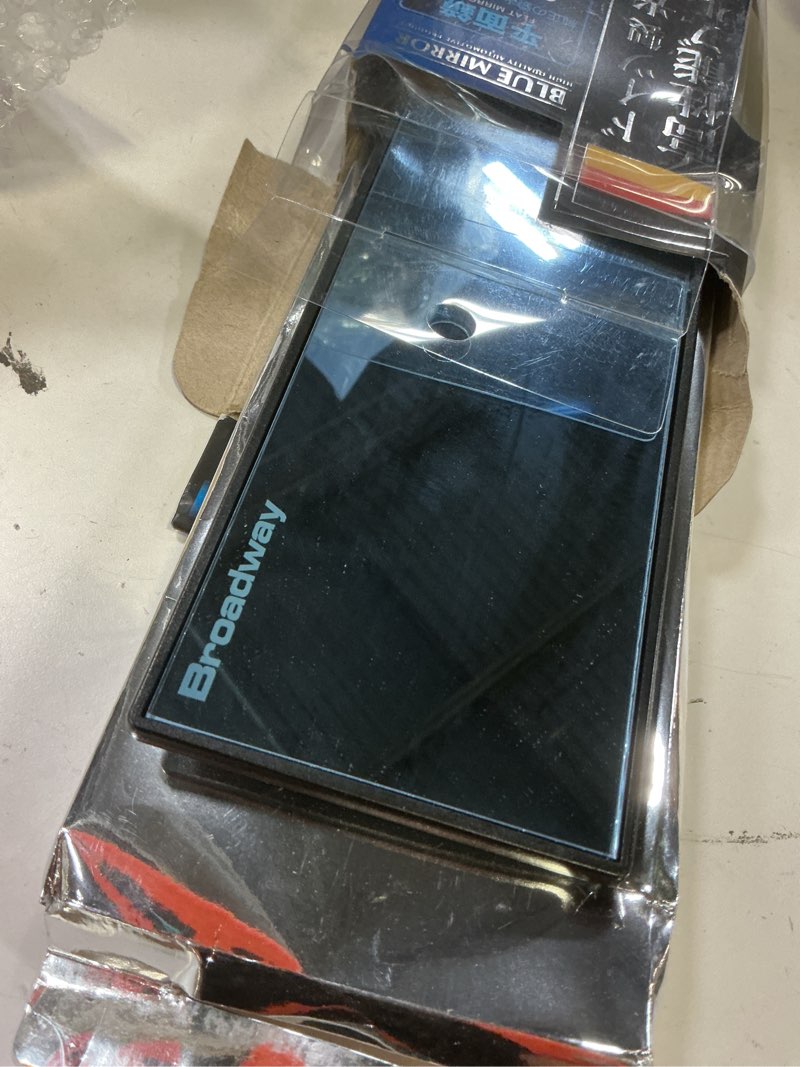 Condition photo showing Good Condition for napolex broadway bw174 blue glass 270mm (10.63") flat wide mirror | new model of 2021