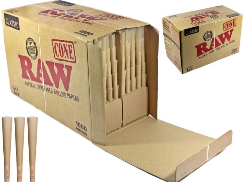 Classic Bulk 1 1/4 Pre-Rolls Cones 1000PCS 84mm 24mm