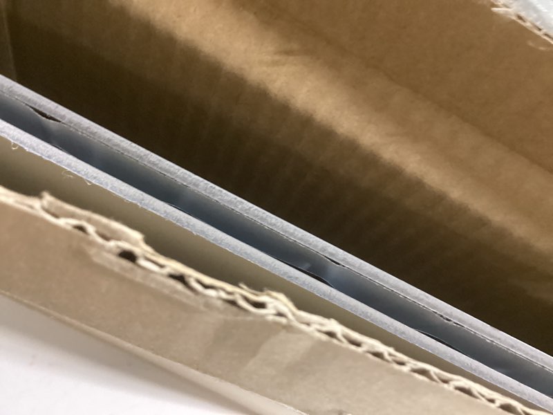 Condition photo showing Good Condition for Blulu 2 Pcs Aluminum Composite Panel, 1/8" Thick Rectangle Aluminum Plastic Composite Sheet Plate for Industry Crafting Handcraft DIY Projects (24"x24",Brushed Gold) 24"x24" Brushed Gold 2