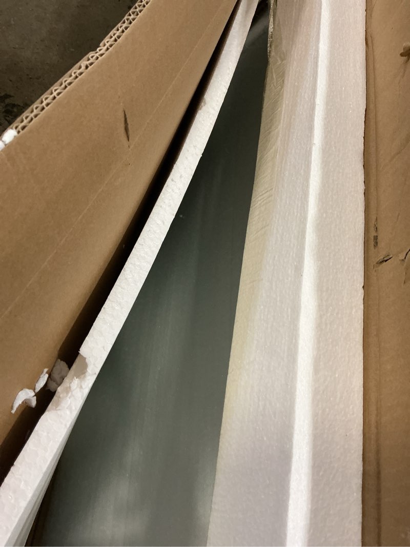 Condition photo showing Good Condition for Rattan Rectangular Mirror 24x36, Boho Decorative Wall Mirror for Bathroom, Farmhouse Vanity Mirror for Nursery, Bedroom, Living Room Decor, Nursery & Children's Room Rectangular 36"L x 24"W