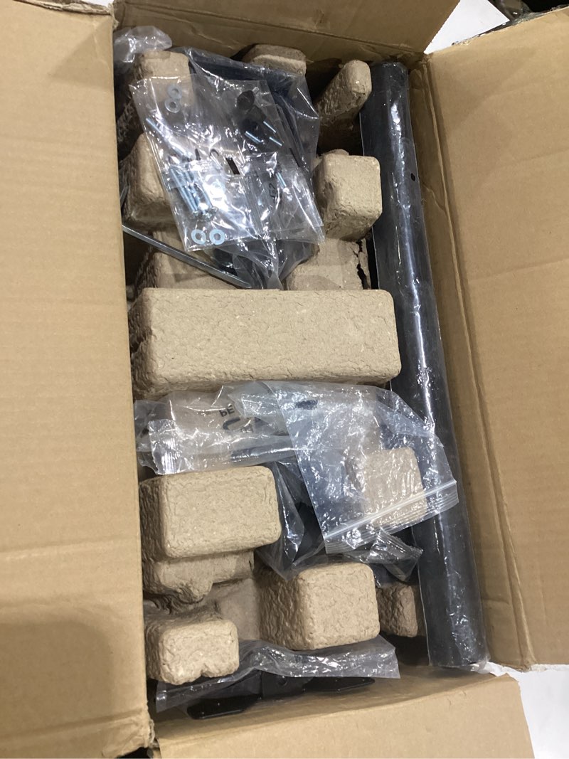Condition photo showing New/Like New for ergear vertical dual monitor stand, stacked monitor mount for 13-32? screens, up to 19.8 lbs per arm, enhanced stability with integrated c-clamp, upgraded cable management, vesa 75x75/100x100mm, black