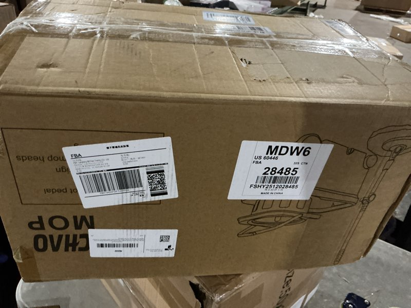 Condition photo showing Good Condition for Spin Mop Bucket Deluxe 360 Spinning Floor Cleaning System with 6 Microfiber Replacement Head Refills,62" Extended Handle,4X Wheel for Home Cleaning