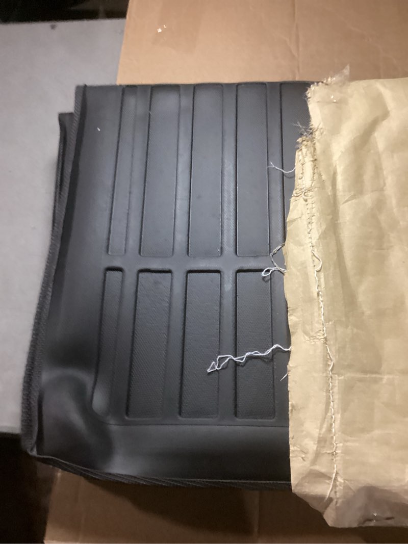 Condition photo showing As Is for cargo liner for 2023 2024 2025 mazda cx-50 accessories tpe cargo mat all weather odorless anti-slip rear cargo tray heavy duty trunk mat black trunk floor mat for 23+mazda cx-50 cargo liner