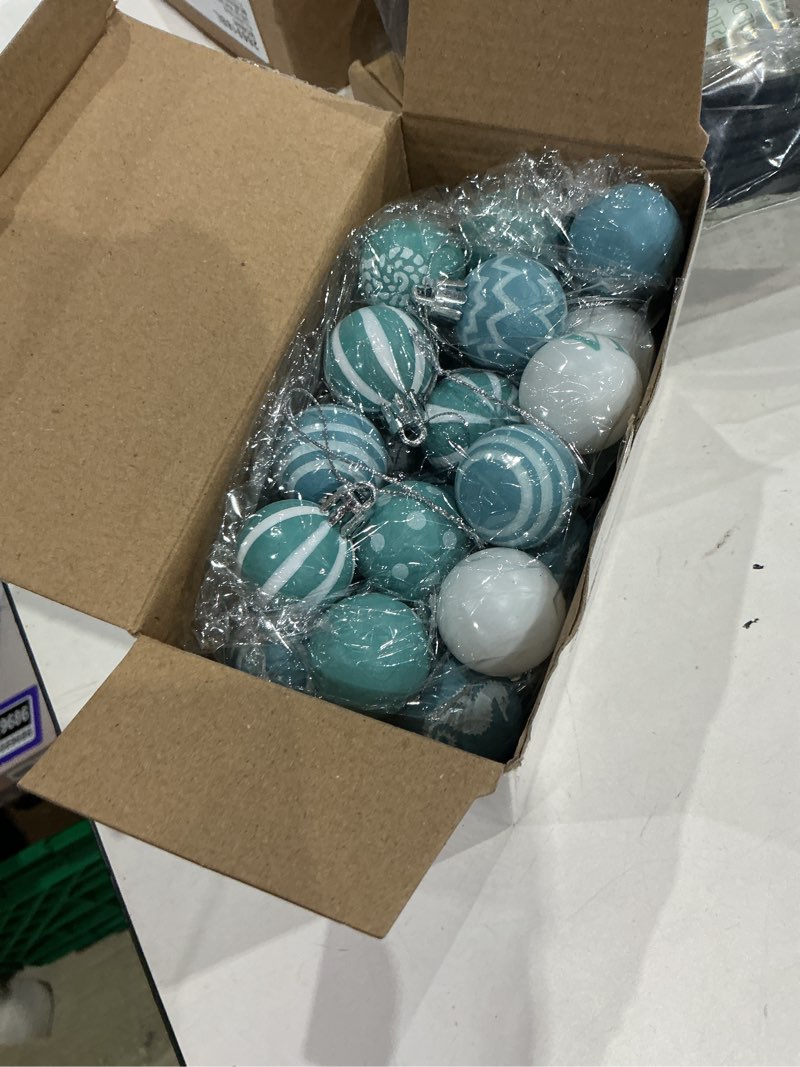 Condition photo showing Good Condition for hydren 40 pcs summer ornaments for tree 1.2 inch mini beach ocean hanging tree decorations seashells seahorses turtles ornaments balls for holiday party favor home decorative tropical supplies beach style