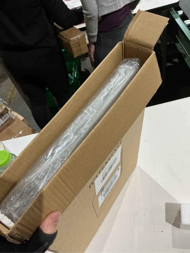 Condition photo showing New/Like New for extra xxx-large acrylic display case 17.3''x13''x13'' super large figures collectibles helmet showcase tall boot shoe boxes clear stackable huge storage box with magnetic lid, 1 pack with 2 shoe bags