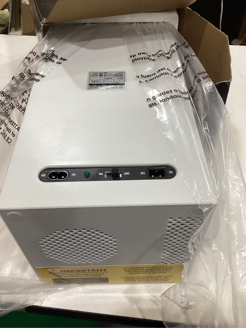 Condition photo showing As Is for stranger things hellfire club locker mini fridge
