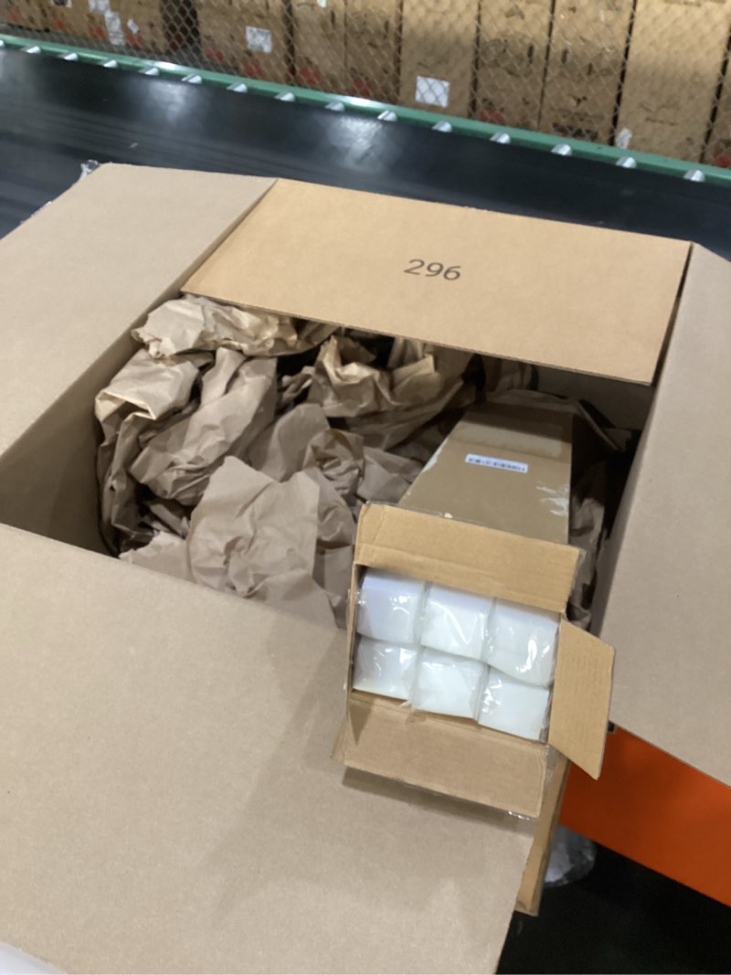 Condition photo showing Good Condition for 6 pack temporary paper blinds for indoor windows no drill, 24" w x 59" h light filtering adhesive pleated shades for windows cordless with 12 clips, room darking shades for bedroom, white white 24"w x 59"h - 6 pack