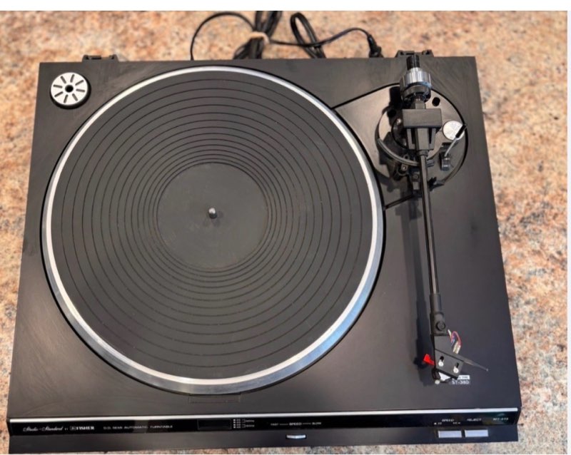 Fisher Direct Drive Home Audio Record Player