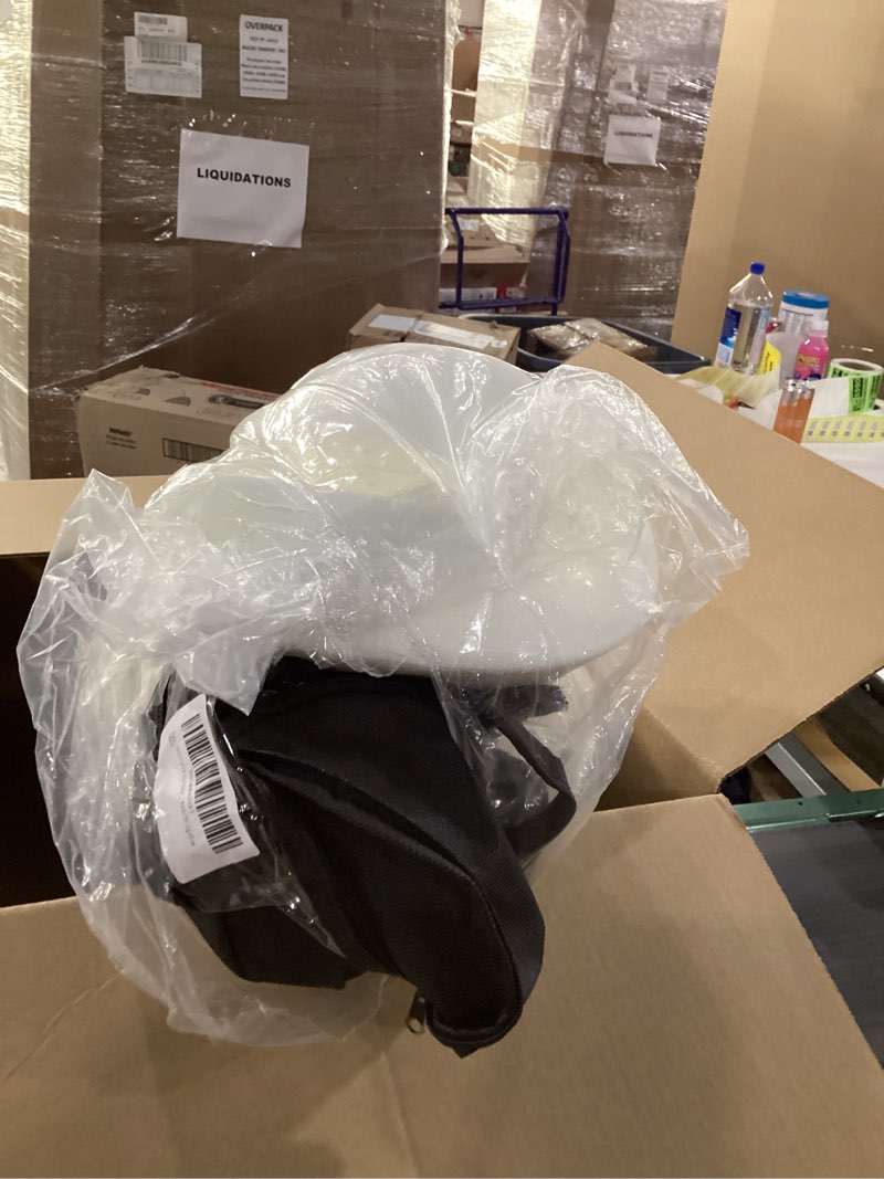 Condition photo showing As Is for idee-home Outdoor Chair Cushions Set of 2, Thick 17" x 17" x 3" Outdoor Seat Cushion Patio Furniture Waterproof with Ties, Patio Chair Pads Dining Black 17x17x3 Inch Black 2