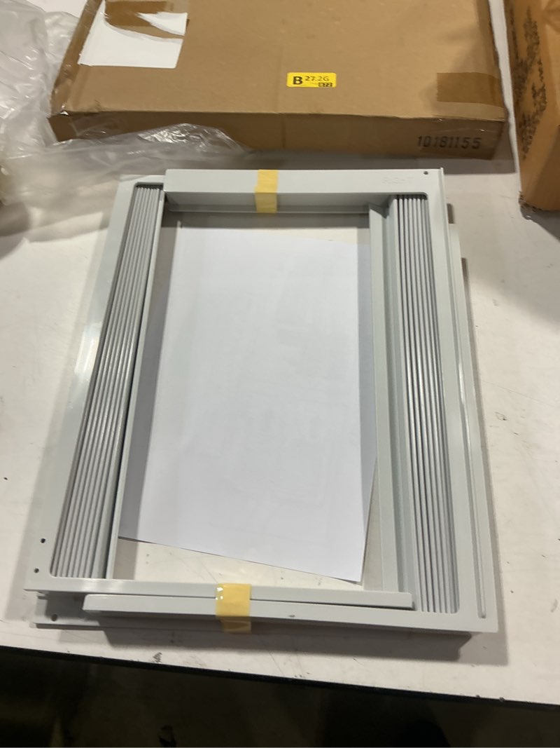 Condition photo showing New/Like New for mxclimate window air conditioner side panels with frame,window ac accordion filler curtain kit,adjustable insulation panels for window ac seal replacement screen (10,000 btu)