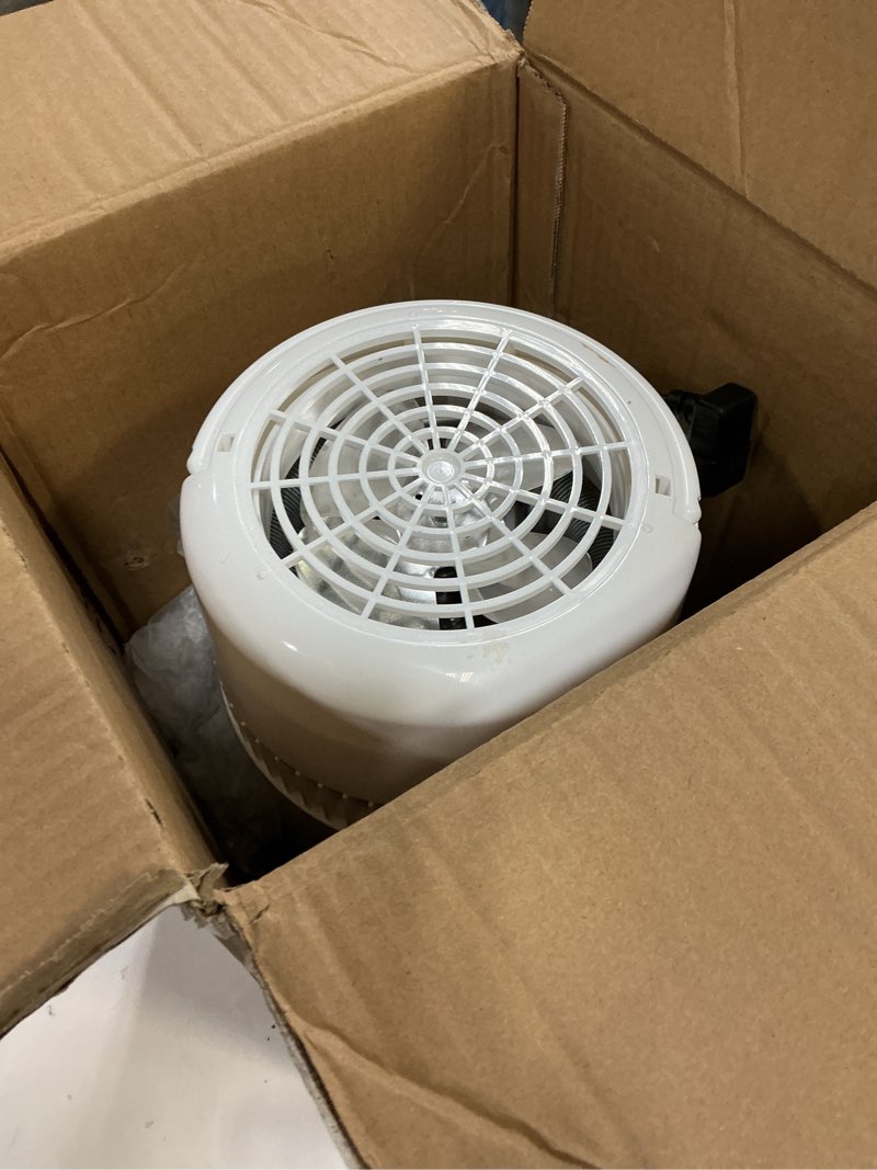 Condition photo showing As Is for vevor water distiller, 1.1 gal distilled water machine, 750w pure water distilling w/bpa free plastic container, water distillation kit w/button, countertop distilled water maker for home, white white 1.1gal