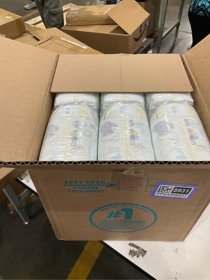 Condition photo showing New/Like New for Pampers Swaddlers Diapers, Size 1 (8-14 lbs), 198 Count, Absorbent, Keeps Baby Dry and Comfortable, Skin Safe Disposable Baby Diaper (Packaging May Vary) Size 1 198