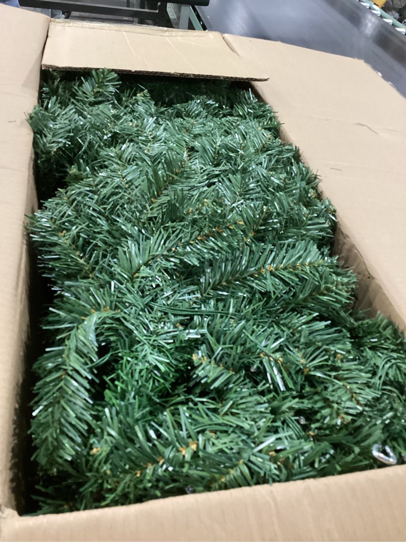 Condition photo showing Good Condition for Syhood 6ft Bendable Christmas Tree Pre-Lit Whimsical Christmas Bent Top Artificial Xmas Tree with LED Lights Ornament Bag, Green