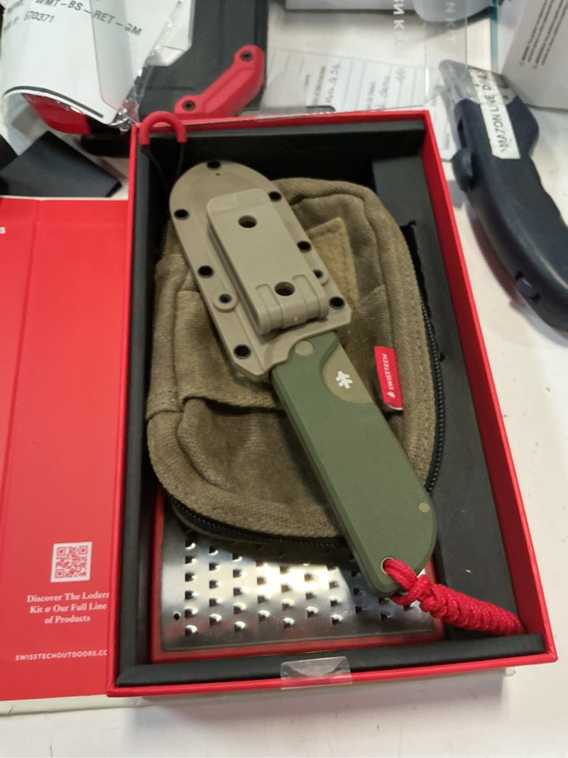 Condition photo showing As Is for lodern kit | campfire essential tools + fixed blade knife