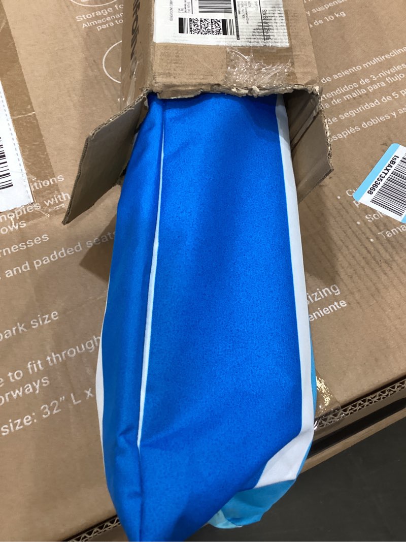 Condition photo showing Good Condition for 8ft. large beach umbrella with heavy duty sand anchor & tilt sun shelter, upf50+ uv protection, wind resistance, waterproof canopy, portable for beach outdoor patio yard garden pool