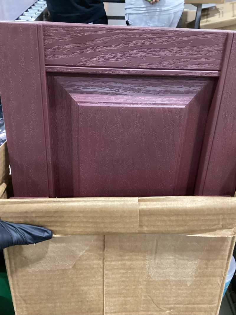 builders edge 12 in. w x 39 in. h builders edge, standard two equal panels, raised panel shutters, i