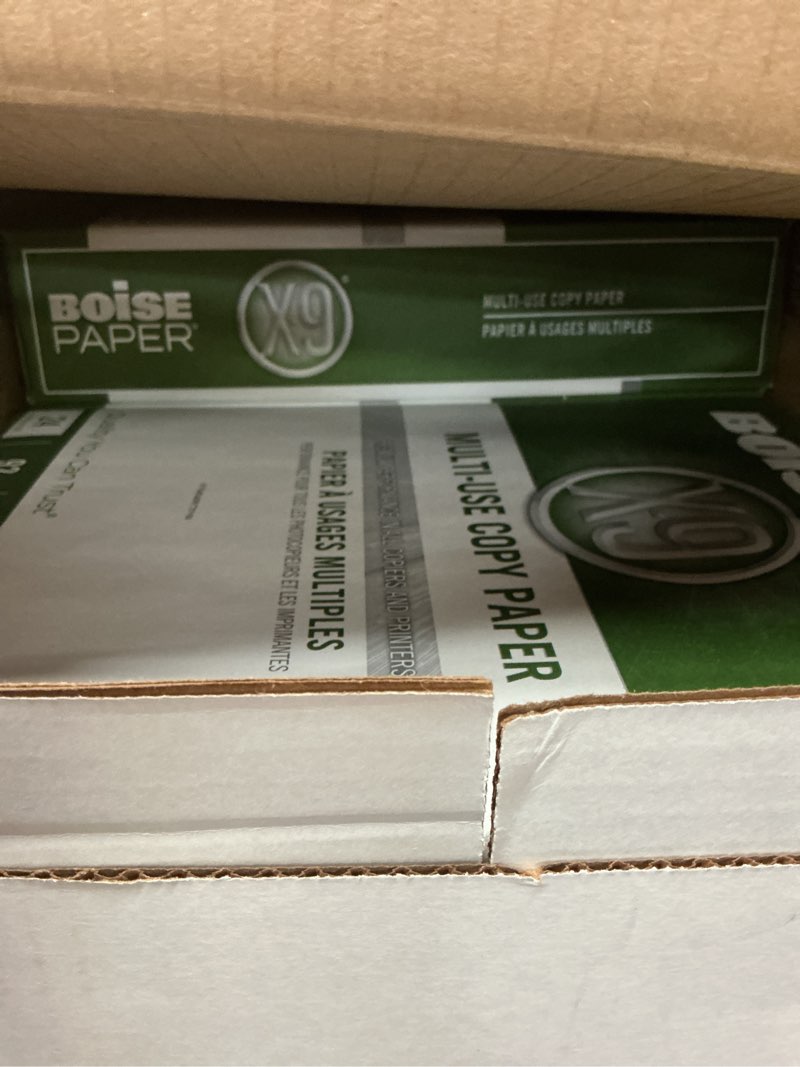 Condition photo showing Good Condition for boise paper x-9 multi-use copy paper - 10 ream (5000 sheets) | 8.5" x 11" letter | 92 bright white - 24 lb. | cc2241-ctn