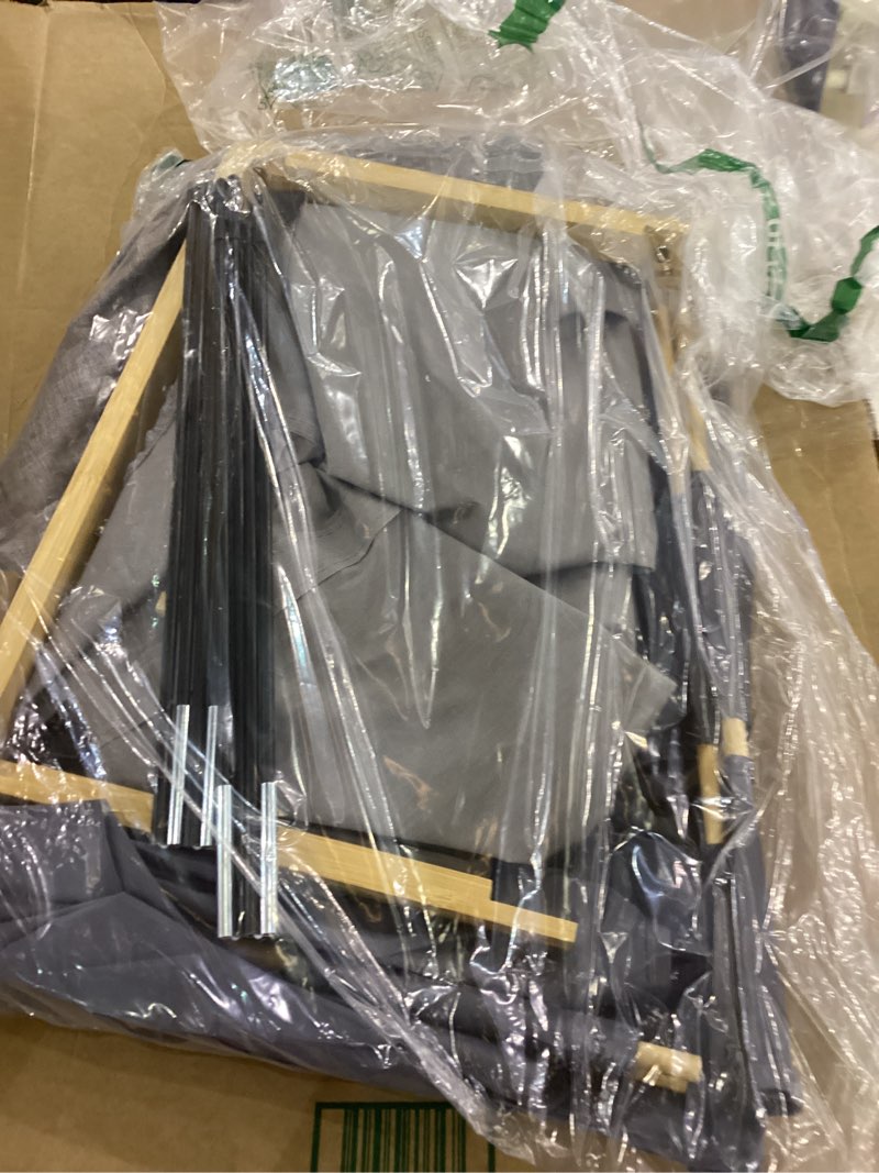 Condition photo showing New/Like New for Lifewit 160L Double Laundry Hamper with Lid, Extra Large Bamboo Laundry Basket Dirty Clothes Hamper, 2 Section Laundry Bin Organizer for Laundry Room Bedroom with 2 Removable Liners & Bags, Gray Light Gray 160L