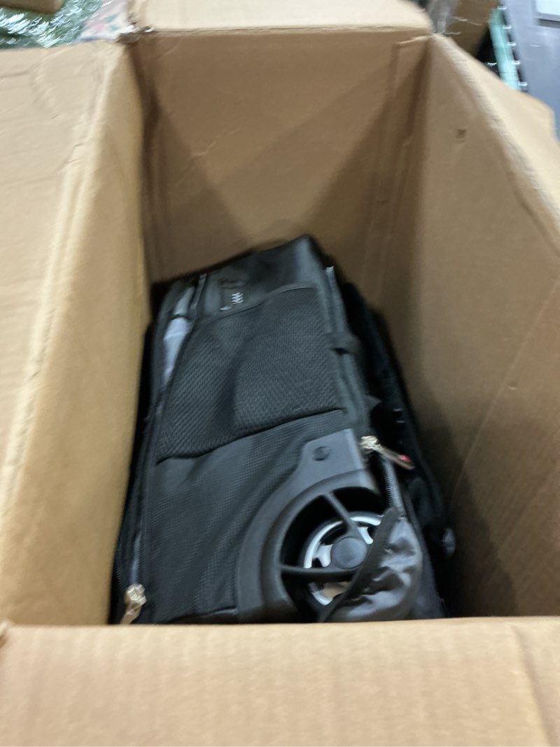 Condition photo showing As Is for star cloud 21x14x9 Rolling Backpack with Wheels - Water-Resistant, 17.3" Laptop Compartment, Ideal Carry-On for Overnight Travel, College, Work - Wheeled Business Backpack for Adults 21*14*9inch Black