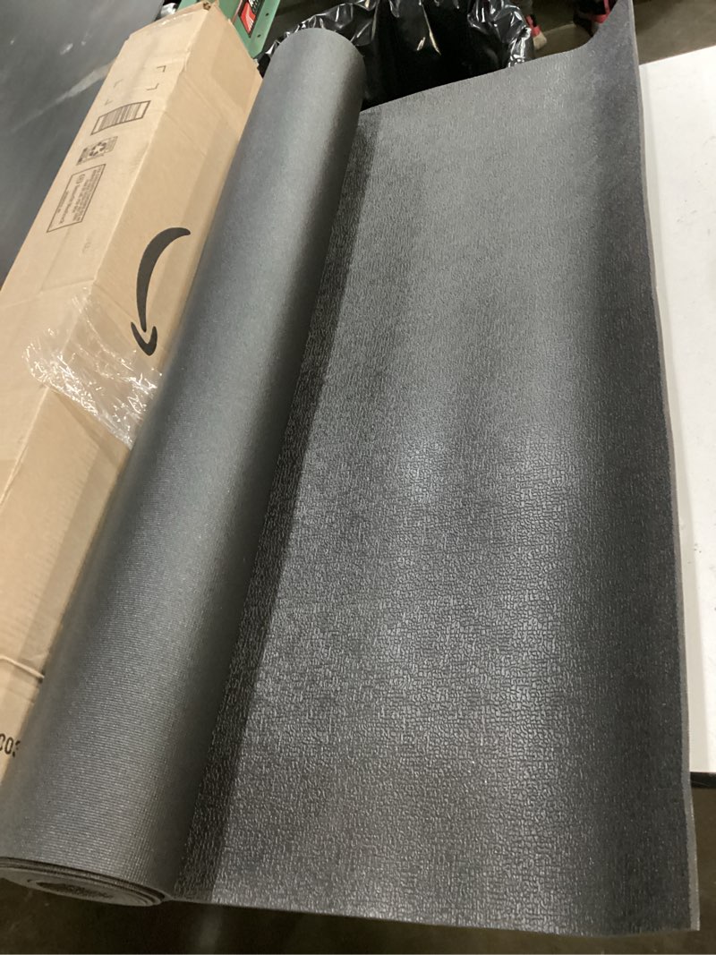 Condition photo showing Good Condition for (similar to stock photo)yoga mat - premium 5mm solid thick non slip exercise & fitness mat for all types of yoga, pilates & floor workouts (68\" x 24\" x 5mm) black