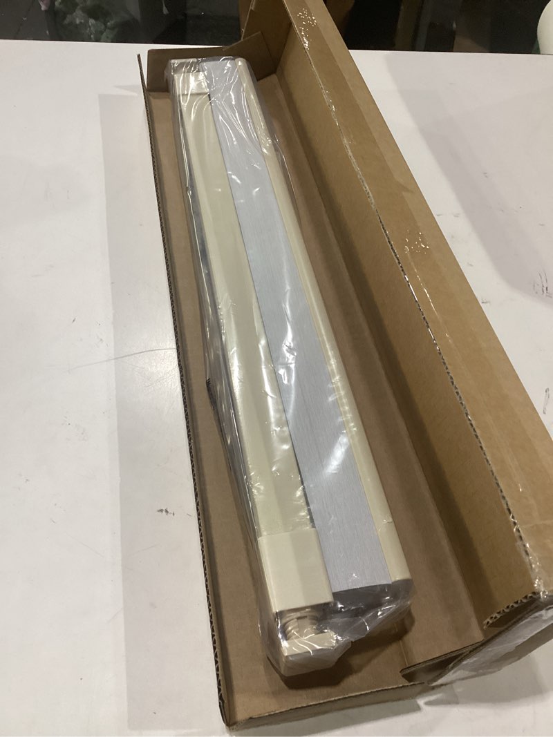 Condition photo showing New/Like New for lazblinds cordless cellular shades, no tools no drill blackout honeycomb shades pleated blinds for windows, 23'' w x 48'' h, soft cream blackout-soft cream 23'' w × 48'' h
