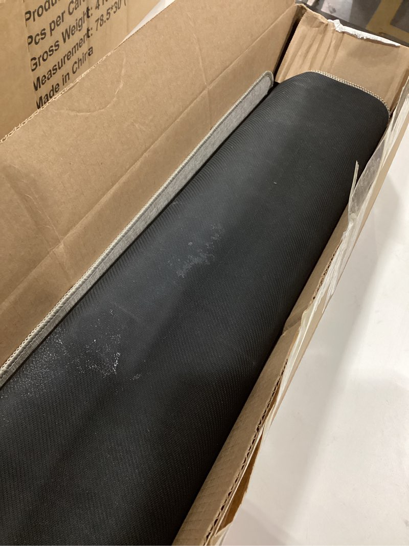 Condition photo showing Good Condition for LEKEEPGO Ultra Thin Indoor Door Mat 24"x47", Low-Profile Door Mat Indoor Entrance, Non Slip Rubber Backing Inside Doormat Washable Welcome Front Entryway Dirt Trapper Entry Mat, Khaki Khaki Woven Solid Rectangular 24"x47"
