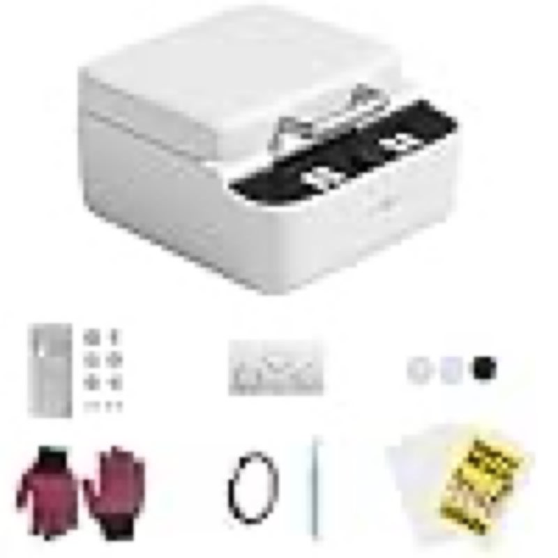 HTVRONT Phone Case Heat Press Machine - Vacuum Heat Press Machine for Phone Cases- Sublimation Press for Custom Phone Case, Badges, Coasters, Includes Film & Fixture