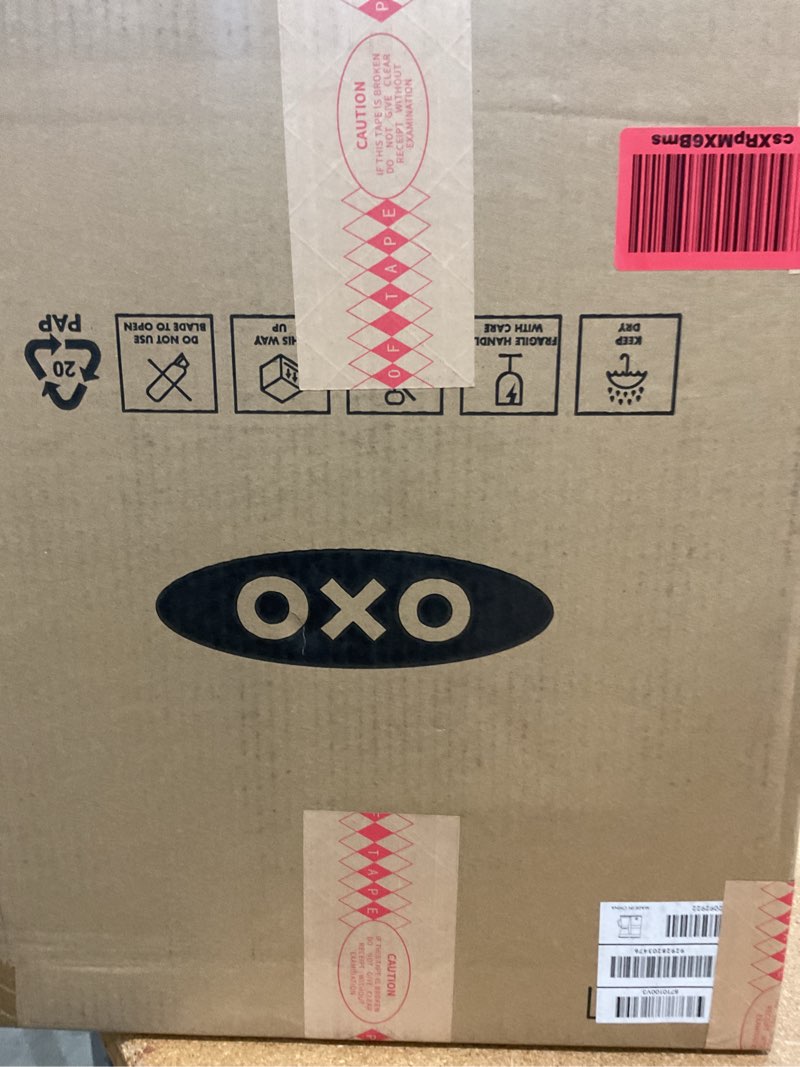 Condition photo showing New/Like New for oxo brew 9-cup coffee maker – stainless steel, programmable coffee machine with single serve or full carafe options, sca certified home brewer