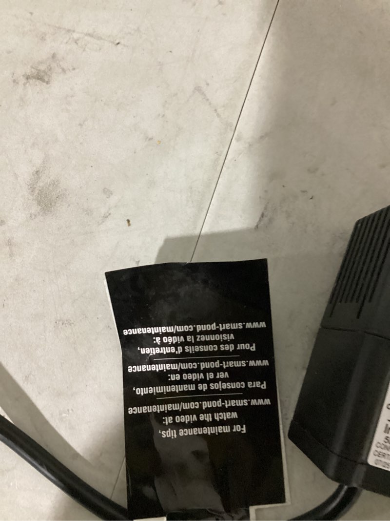 Condition photo showing As Is for submersible water pump