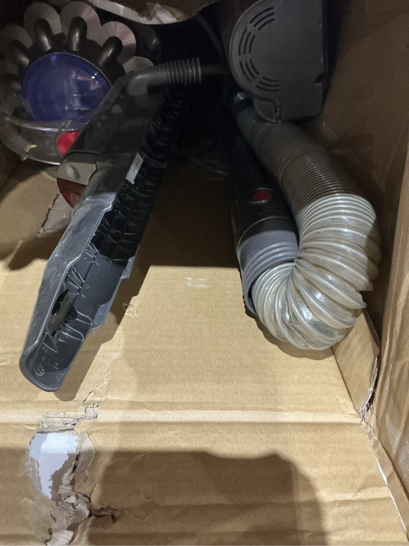 Condition photo showing As Is for dyson ball animal 3 upright vacuum, corded, 290aw, de-tangling motorbar cleaner head for all floors, 3 suction modes