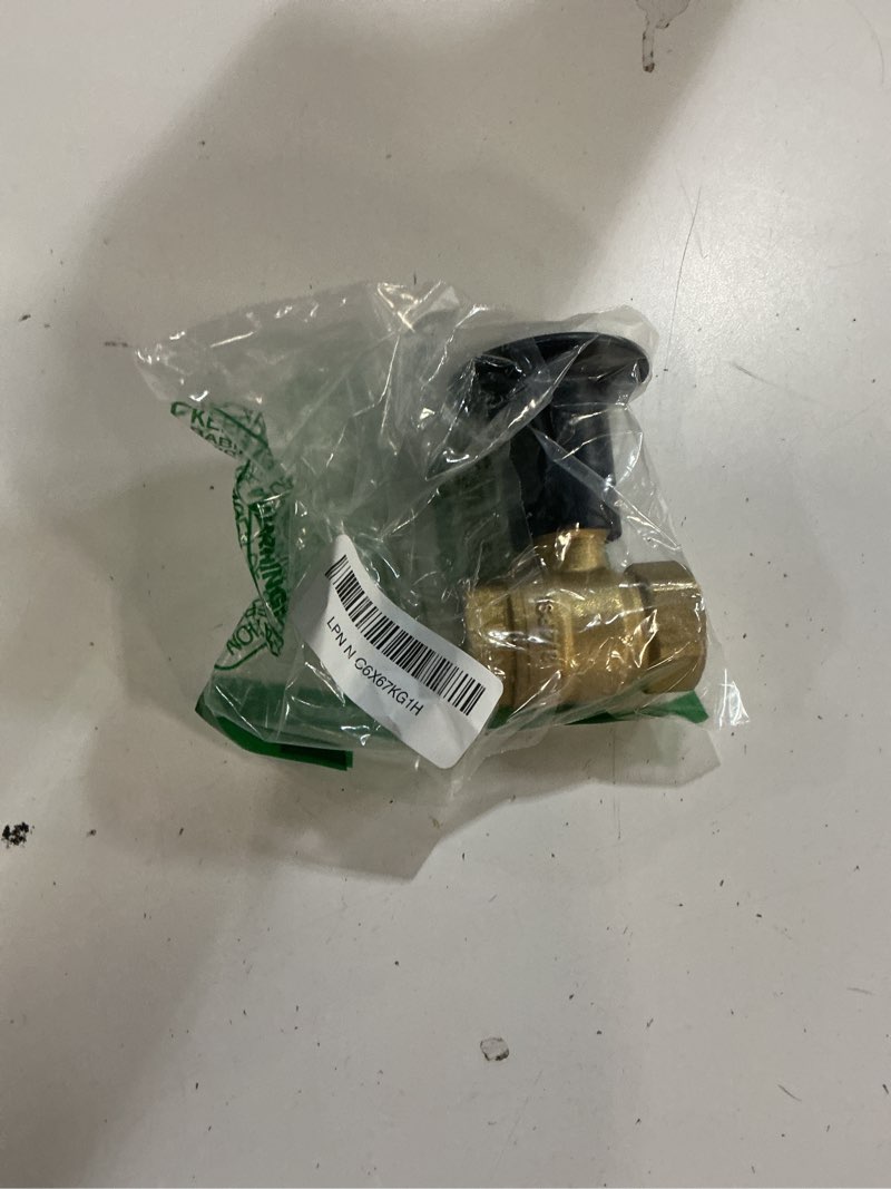 Condition photo showing Good Condition for skyflame 3/4 inch straight gas key valve kit for fire pit fireplace with flat black flange, and 3 inches universal key 3/4 inch flat black