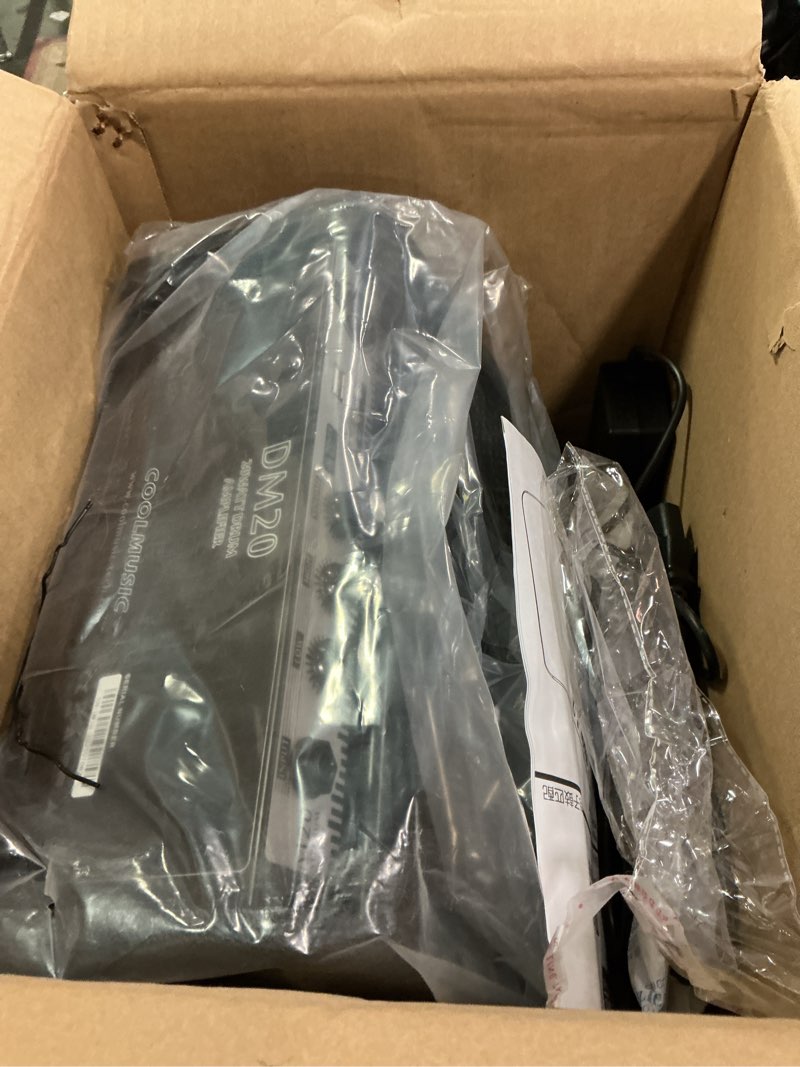 Condition photo showing New/Like New for Coolmusic DM20 20W Bluetooth Personal Monitor Amplifier Electric Drum Amplifier Speaker,Keyboard Speaker with USB Interface(Including E-Drum Noise-Reduction Cable) (Black)