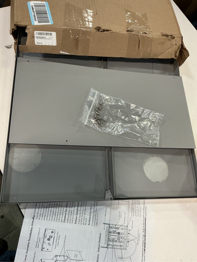 Condition photo showing Good Condition for Rheem RTG20217XG Tankless Pipe Cover Kit