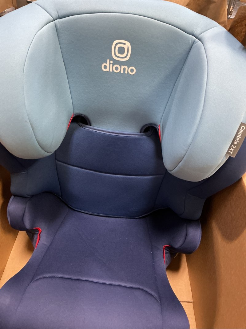Condition photo showing Good Condition for diono cambria 2xt latch 2-in-1 high back to backless booster car seat, blue surge
