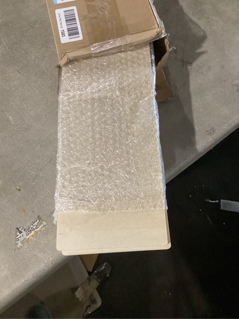 Condition photo showing Good Condition for kigley 6 pcs wood pegboard drawer organizer with 48 pegs wood peg board system peg drawer organizers for kitchen dishes plate pegboard food containers(17x5.91,wood) 17x5.91" wood