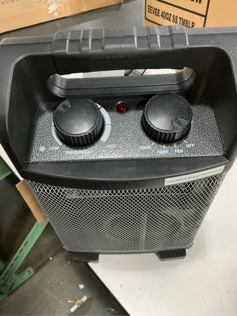 Condition photo showing Good Condition for hyper tough new 1500w heavy duty utility heater