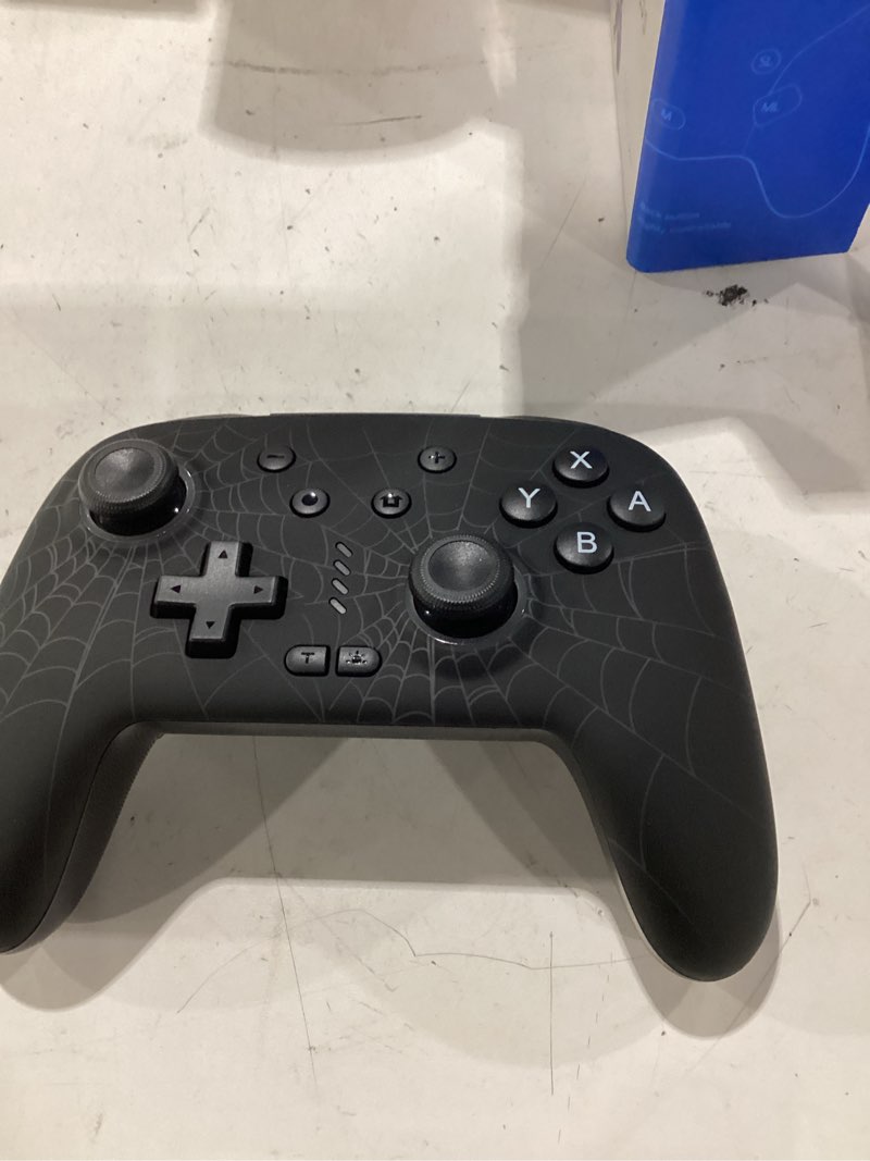 Condition photo showing Good Condition for switch controller, wireless pro controller compatible with nitendo switch/switch 2/switch lite/switch oled, switch controller pro, rechargeable switch remote gamepad with 6-axis gyro,10 led light a-black