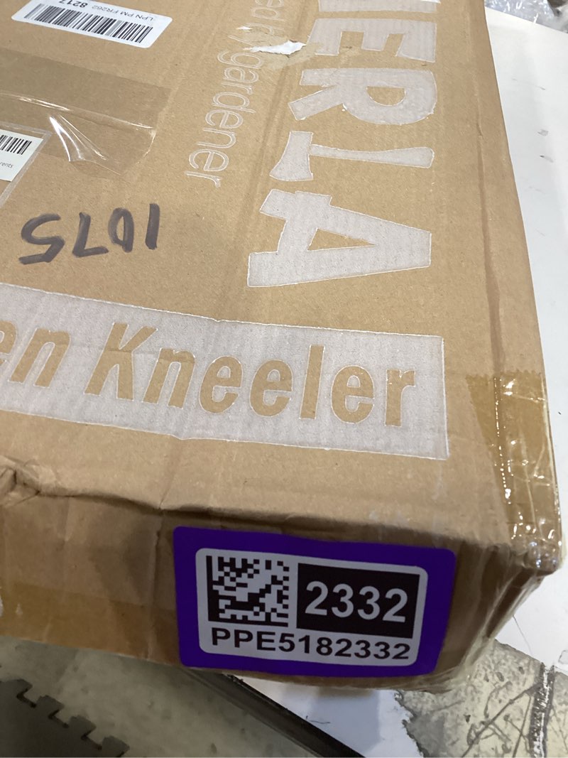 Condition photo showing New/Like New for aimerla k5 foldable kneeler seat - heavy duty (detachable cloud kneeler pad) - garden stool - 2 large tool bags - portable bench for indoor & outdoor k5-blue
