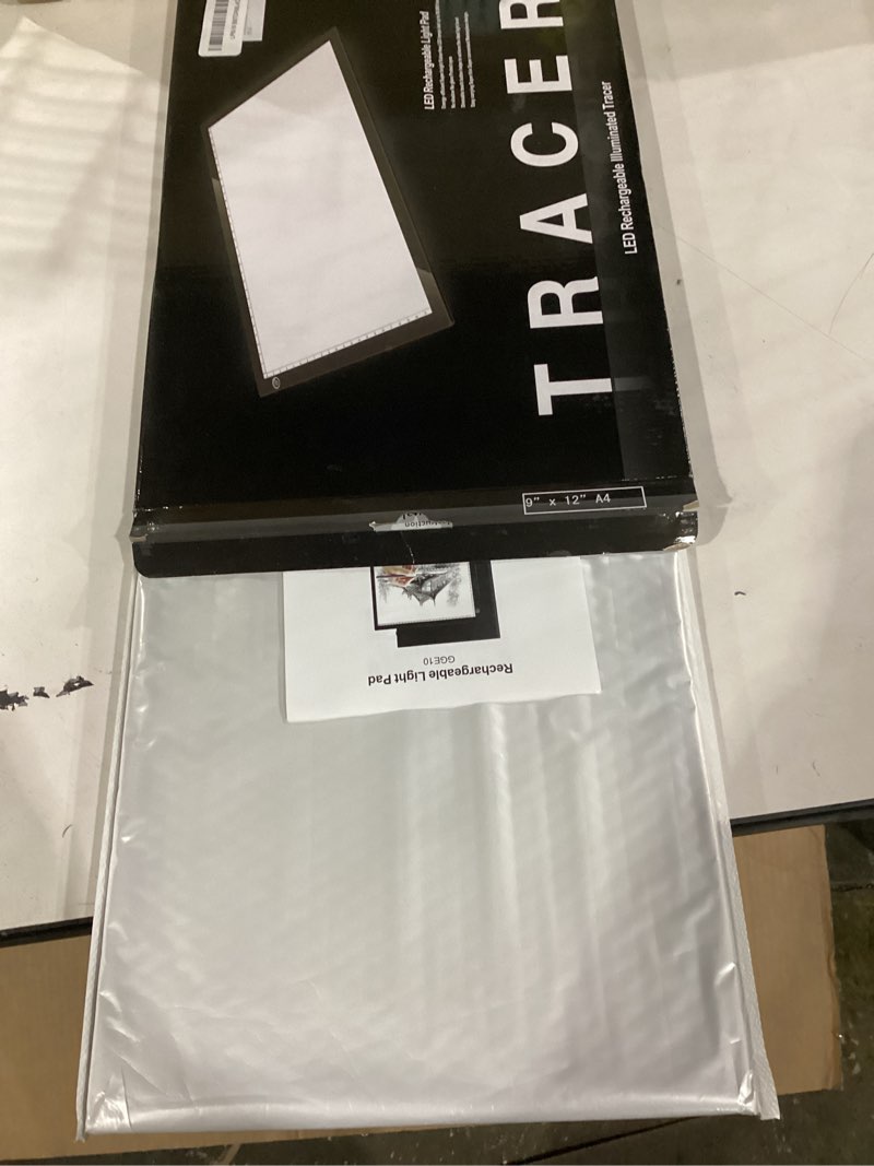 Condition photo showing New/Like New for litenergy rechargeable tracing light box, ultra-thin adjustable battery powered artcraft led tracer light pad tablet for drawing, sketching, animation, stenciling, diamond art painting kits for adults 04 - 10x15inch rechargeable black