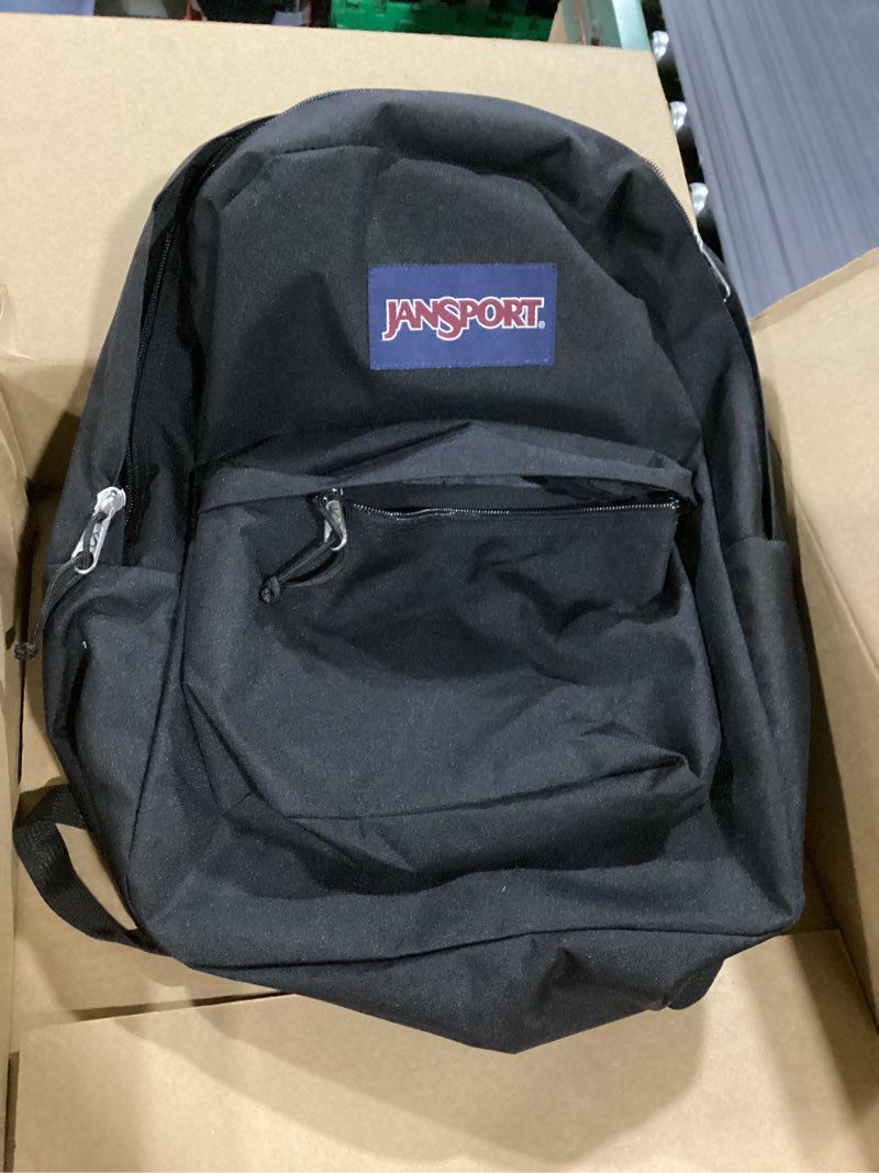 Condition photo showing Good Condition for jansport superbreak one backpacks - durable, lightweight bookbag with 1 main compartment, front utility pocket with built-in organizer - premium backpack, black black one size