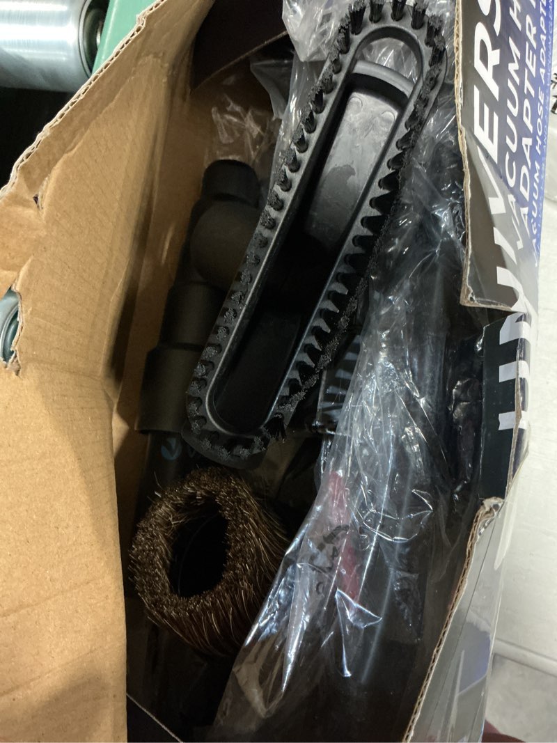 Condition photo showing Good Condition for replacement vacuum attachments & brushes plus universal adapter kit compatible with shop vacs 2-1/4'' 1-7/8'' 1-3/8'' 1-1/4 inch- flexible vacuum crevice attachment tool for shop vac accessories