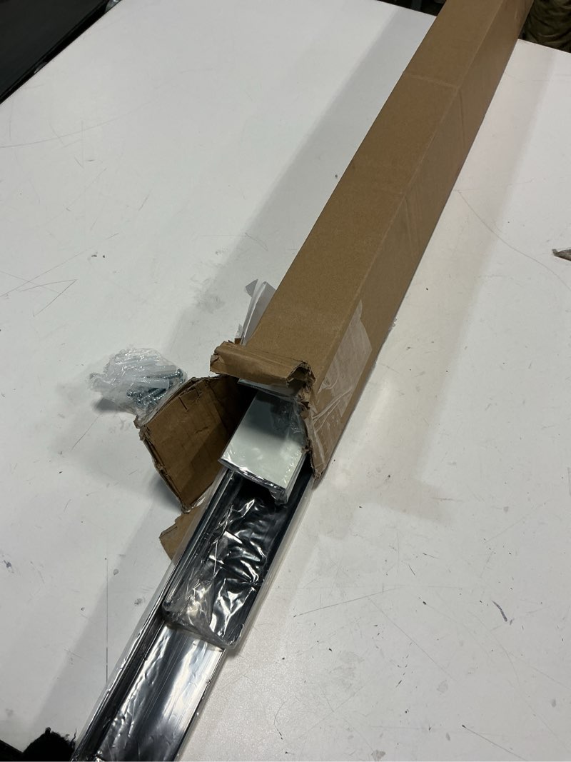 Condition photo showing New/Like New for Light Blocking Strips for Window Shades and Blinds, 100% Blackout PVC Side Tracks Light Blocker for Blinds, Window Light Blocker for Bedroom(White, 58", 4PCS) White-4pcs 4PCS