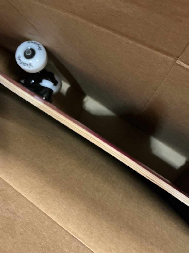 Condition photo showing Good Condition for WhiteFang Skateboards for Beginners, Complete Skateboard 31 x 7.88, 7 Layer Canadian Maple Double Kick Concave Standard and Tricks Skateboards for Kids and Beginners Fun Passion