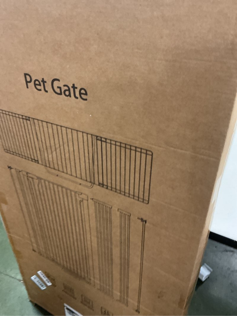 Condition photo showing New/Like New for 51" Extra Tall Cat Gate 28.5"-48.7" Wide, Auto Close, Pressure Mounted, for Cats & Small Dogs, Hallway, Stairs, Kitchen 51"H,28.6-47.8"W-White